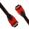 HDMI Cable 3 Metres Ultra High speed - Red,Black. - Image 3