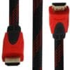 HDMI Cable 3 Metres Ultra High speed - Red,Black.