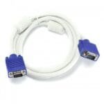 VGA cable 1.5 Meters 15 pin-White