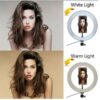 Tripod stand with Selfie Ring Light for phones - Image 7