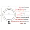 Tripod stand with Selfie Ring Light for phones - Image 5