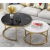 Coffee tables with marble print on MDF - Image 8