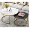 Coffee tables with marble print on MDF - Image 7