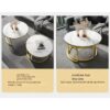 Coffee tables with marble print on MDF - Image 3