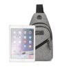 PU Leather Chest bag, sling bag-waterproof - Image 9