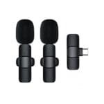 Double Wireless lavalier microphone for Type-C