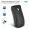 3 Mode Bluetooth mouse, 2.4GHz rechargeable Mute wireless mouse - Image 2