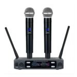 UHF wireless microphone 2 Channel-Handheld microphone