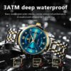 Poedagar 936b Men's watch stainless steel 3 ATM