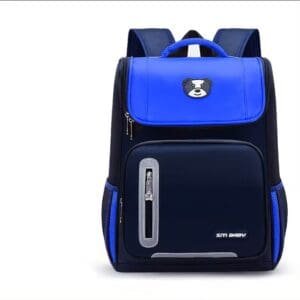 School bag-Water resistant, large capacity, Durable-Blue
