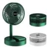 Desk-fan 3 speed rechargeable Foldable / air cooler fan
