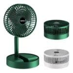 Desk-fan 3 speed rechargeable Foldable / air cooler fan