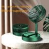 Desk-fan 3 speed rechargeable Foldable / air cooler fan - Image 3
