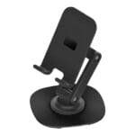 Foldable Aluminum Phone Desk stand with 360 degrees rotation