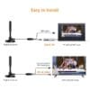 Digital Indoor TV Antenna with signal amplifier & magnetic base - Image 2