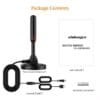 Digital Indoor TV Antenna with signal amplifier & magnetic base - Image 3