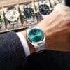 Poedagar 930 wrist watch stainless steel 3ATM water resistance - Image 3