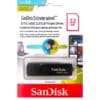 32GB SanDisk Flash Drive USB 2.0/ 3.0 USB-C OTG