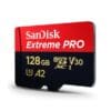 128GB SanDisk microSDXC Extreme Pro UHS-I Card A2 with adapter