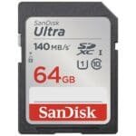 64GB SanDisk SDXC UHS-I Card 140 MB/s camera memory card