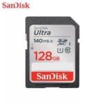 128GB SanDisk SDXC UHS-I Card 140 MB/s camera memory card