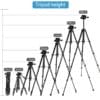 Camera Tripod stand 1.7 meters, Portable, Heavy duty - Image 4