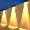 Solar LED Fence Wall Lights-Waterproof