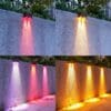 Solar LED Fence Wall Lights-Waterproof - Image 2