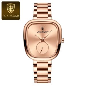 Poedagar 783 luxury Women's watch-Stainless steel RG GD