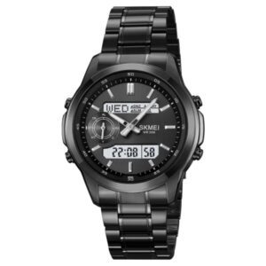 SKMEI 2284 Business Relog, stainless steel Digital watch-Black