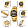 SKMEI 2284 Business Relog, stainless steel Digital watch, Silver - Image 2