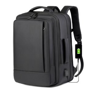 Expandable laptop backpack / handbag, large capacity, waterproof