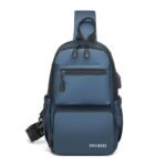 Kokibedy chest bag, cross bag, waterproof-blue