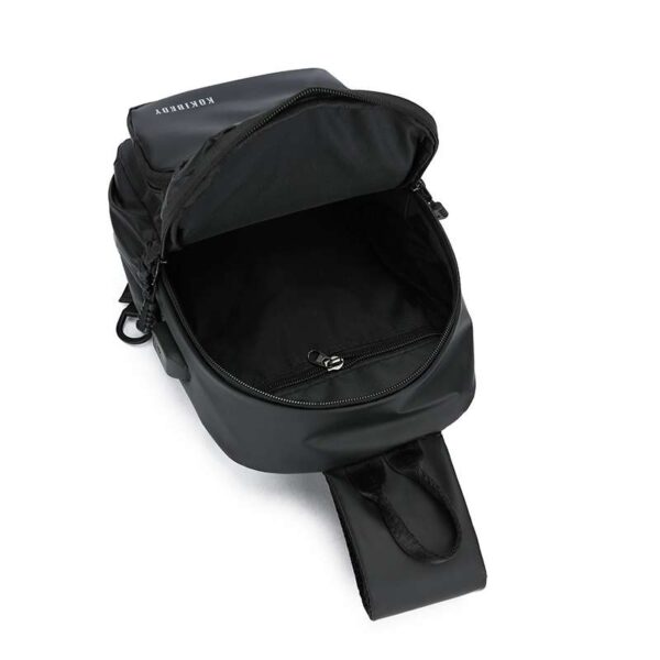Kokibedy chest bag, cross bag, waterproof-black - Image 5