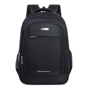 Large capacity nylon backpack-black