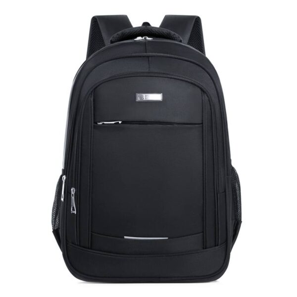 Large capacity nylon backpack-black
