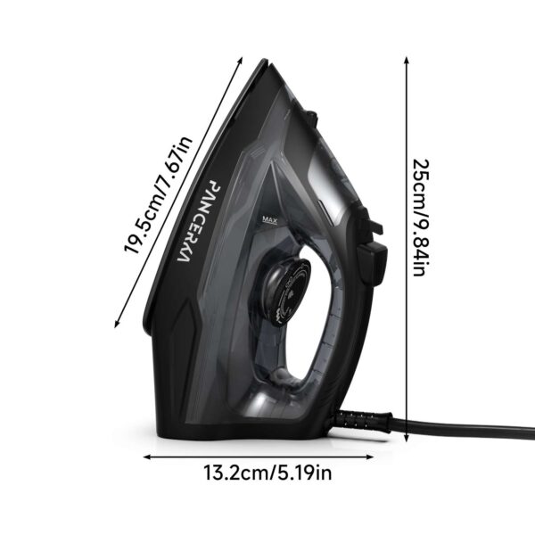 Pancera steam iron 1600W- portable medium size - Image 3