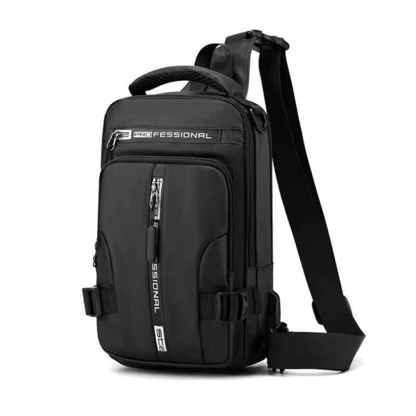 Professional chest bag /cross bag, backpack, waterproof- Black