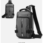 Professional chest bag /cross bag, backpack, waterproof- Gray