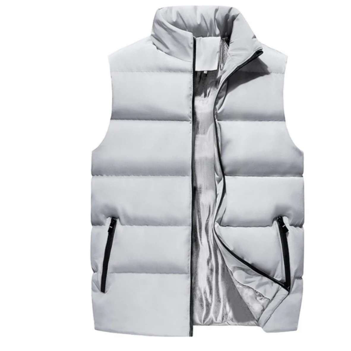 Collar Vest Jacket, Sleeveless jacket-appricoat