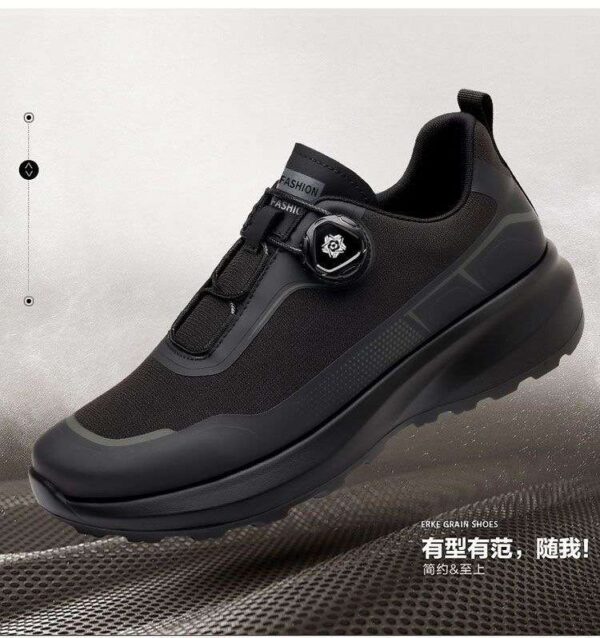 Anti-slip men's casual shoes-rubber sole with automatic lock - Image 2