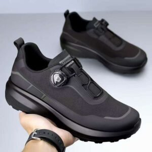 anti-slip-mens-casual-shoes-rubber-sole-with-automatic-lock in hand
