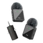 Wireless lavalier Microphone F11-2, for iPhone and android