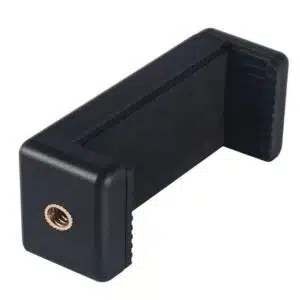 Phone holder clip for tripod stand