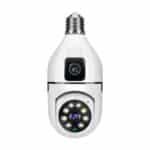 Dual lens bulb camera E27 Full Color