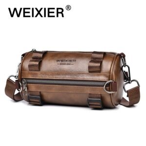 Weixier commute crossbody bag-brown