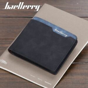 Baellerry classic slim Bifold wallet-Black